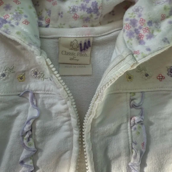 Disney White and Lavender Raincoat for Kids - Picture 2 of 4